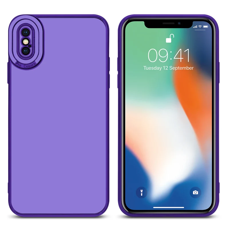 Cadorabo Hülle kompatibel mit Apple iPhone X / XS TPU Silikon Case Cover