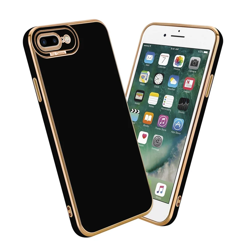 Cadorabo Hülle kompatibel mit Apple iPhone 7 PLUS / 7S PLUS / 8 PLUS TPU Silikon Case Cover
