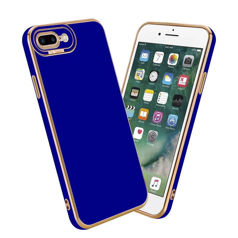 Cadorabo Hülle kompatibel mit Apple iPhone 7 PLUS / 7S PLUS / 8 PLUS TPU Silikon Case Cover