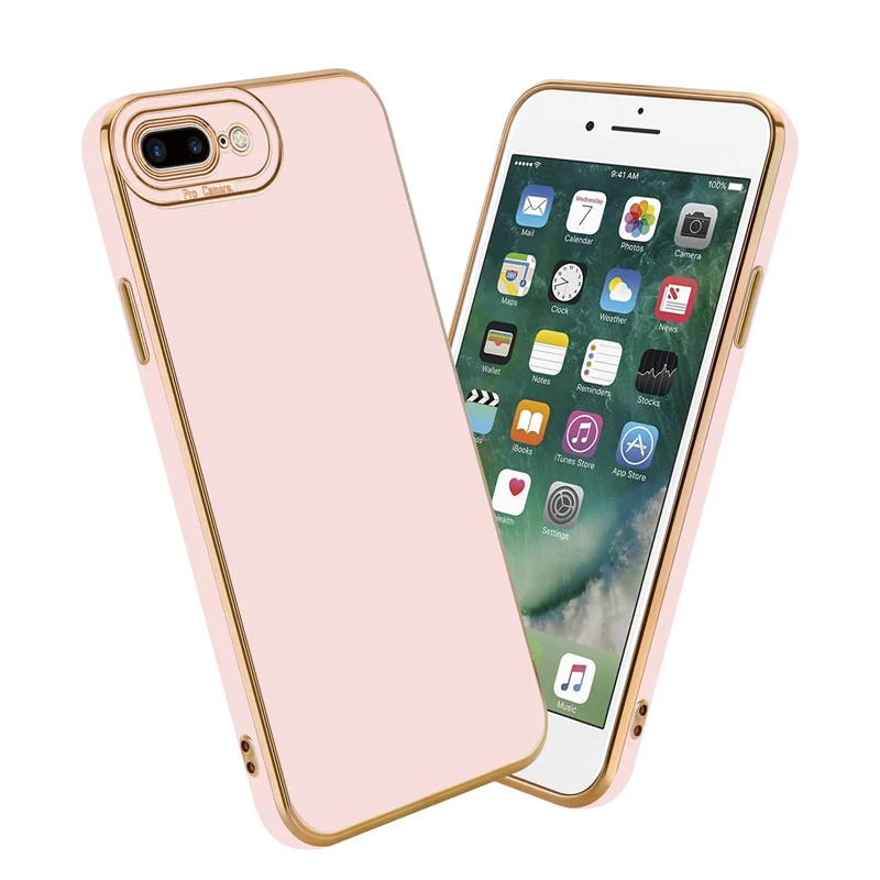 Cadorabo Hülle kompatibel mit Apple iPhone 7 PLUS / 7S PLUS / 8 PLUS TPU Silikon Case Cover