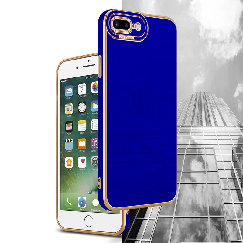 Cadorabo Hülle kompatibel mit Apple iPhone 7 PLUS / 7S PLUS / 8 PLUS TPU Silikon Case Cover