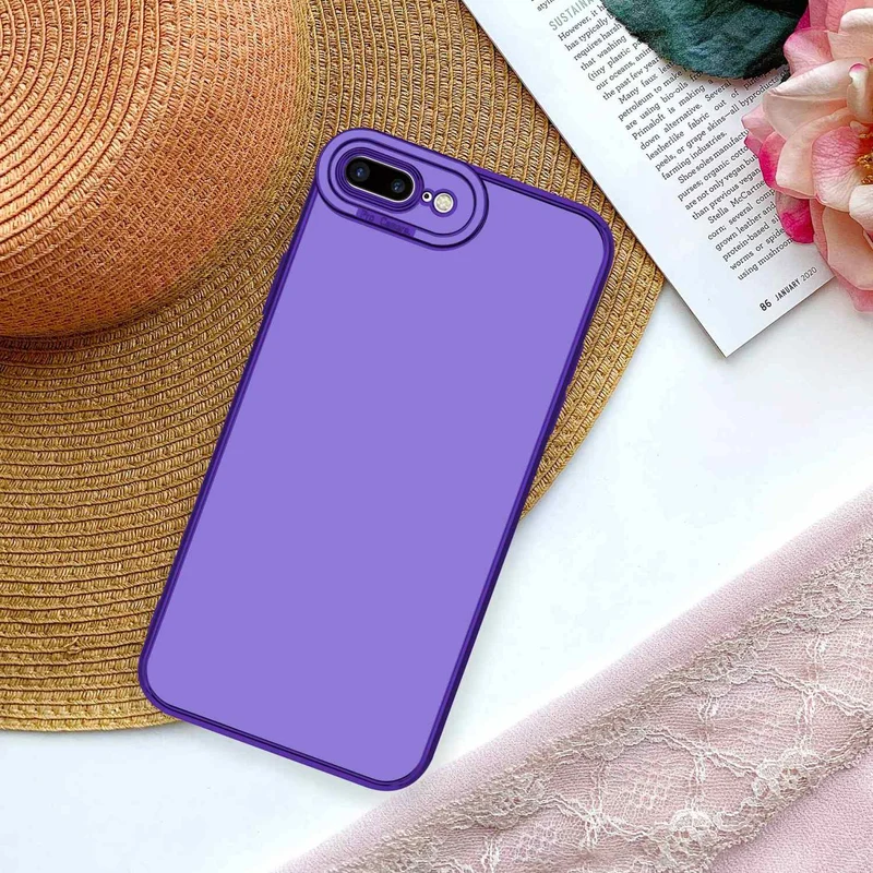 Cadorabo Hülle kompatibel mit Apple iPhone 7 PLUS / 7S PLUS / 8 PLUS TPU Silikon Case Cover