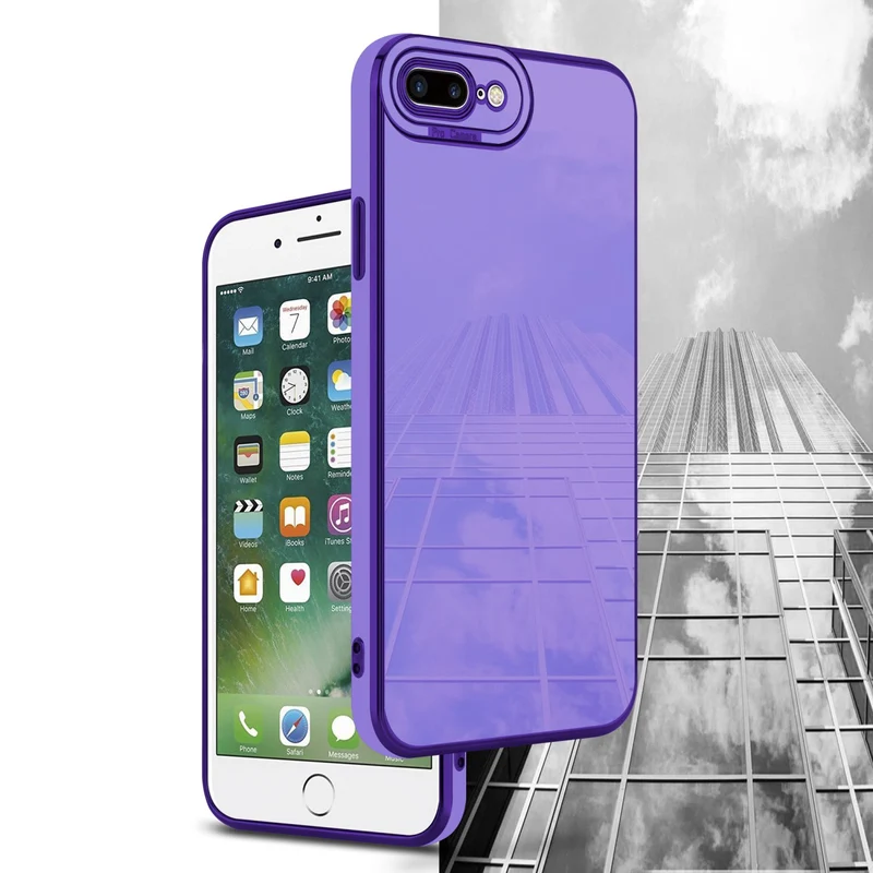 Cadorabo Hülle kompatibel mit Apple iPhone 7 PLUS / 7S PLUS / 8 PLUS TPU Silikon Case Cover