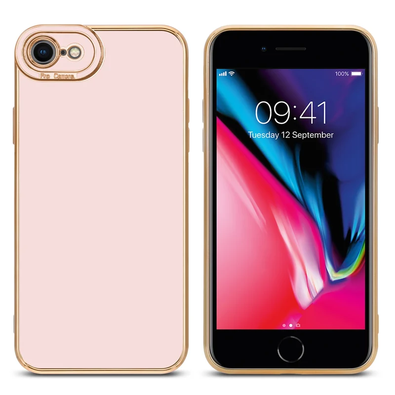 Cadorabo Hülle kompatibel mit Apple iPhone 7 / 7S / 8 / SE 2020 TPU Silikon Case Cover
