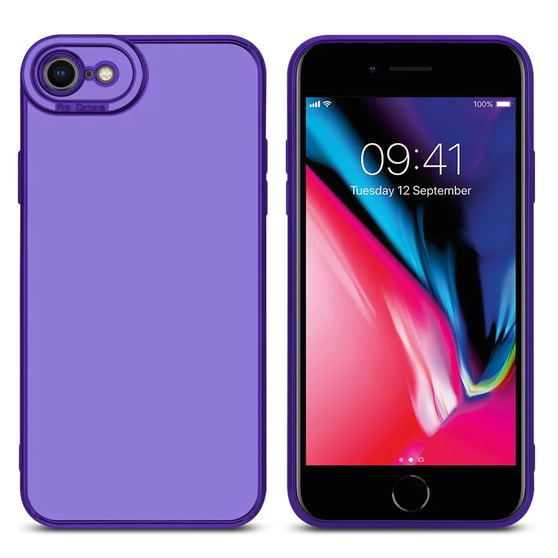 Cadorabo Hülle kompatibel mit Apple iPhone 7 / 7S / 8 / SE 2020 TPU Silikon Case Cover