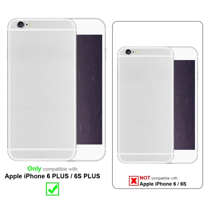 Cadorabo Hülle kompatibel mit Apple iPhone 6 PLUS / 6S PLUS TPU Silikon Case Cover