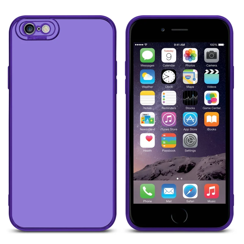 Cadorabo Hülle kompatibel mit Apple iPhone 6 / 6S TPU Silikon Case Cover