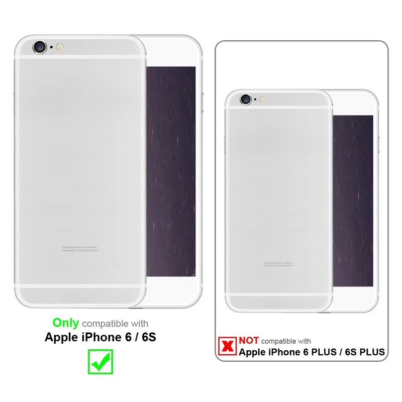 Cadorabo Hülle kompatibel mit Apple iPhone 6 / 6S TPU Silikon Case Cover