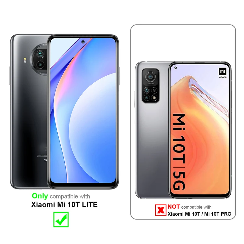 Cadorabo Hülle kompatibel mit Xiaomi Mi 10T LITE TPU Silikon Case Cover