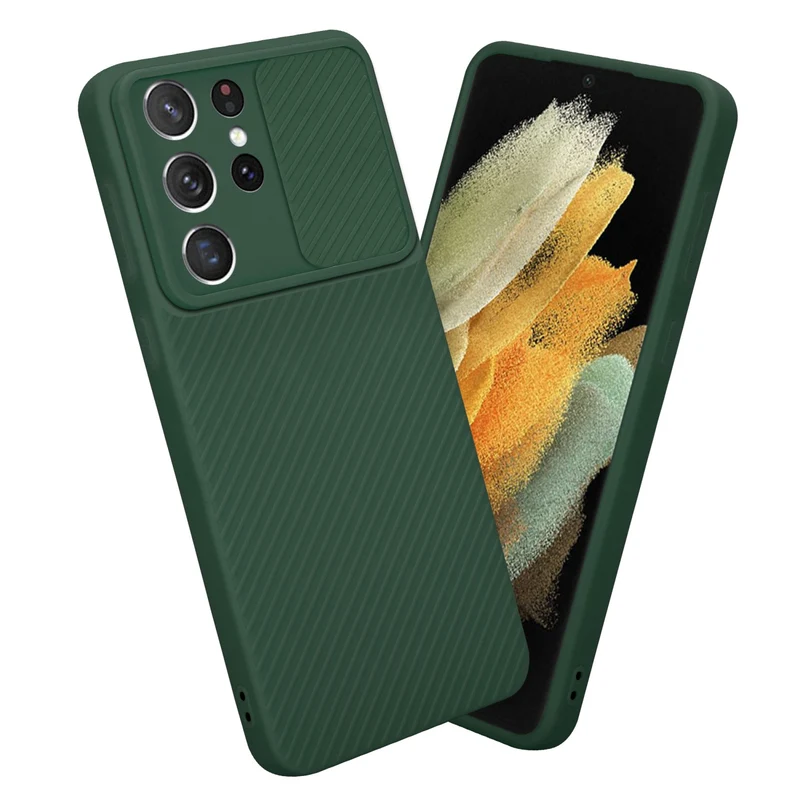 Cadorabo Hülle kompatibel mit Samsung Galaxy S21 ULTRA TPU Silikon Case Cover