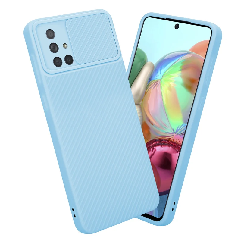 Cadorabo Hülle kompatibel mit Samsung Galaxy A71 4G TPU Silikon Case Cover