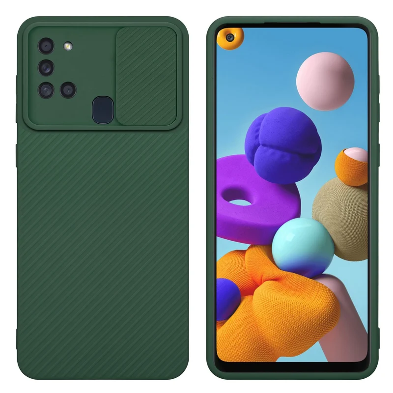 Cadorabo Hülle kompatibel mit Samsung Galaxy A21s TPU Silikon Case Cover