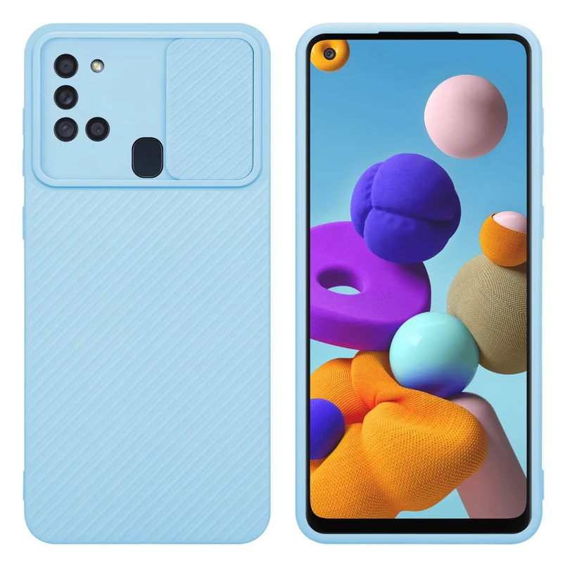 Cadorabo Hülle kompatibel mit Samsung Galaxy A21s TPU Silikon Case Cover