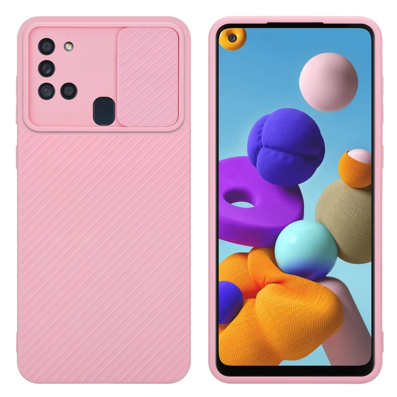 Cadorabo Hülle kompatibel mit Samsung Galaxy A21s TPU Silikon Case Cover