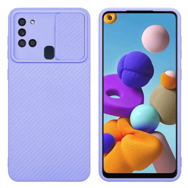Cadorabo Hülle kompatibel mit Samsung Galaxy A21s TPU Silikon Case Cover