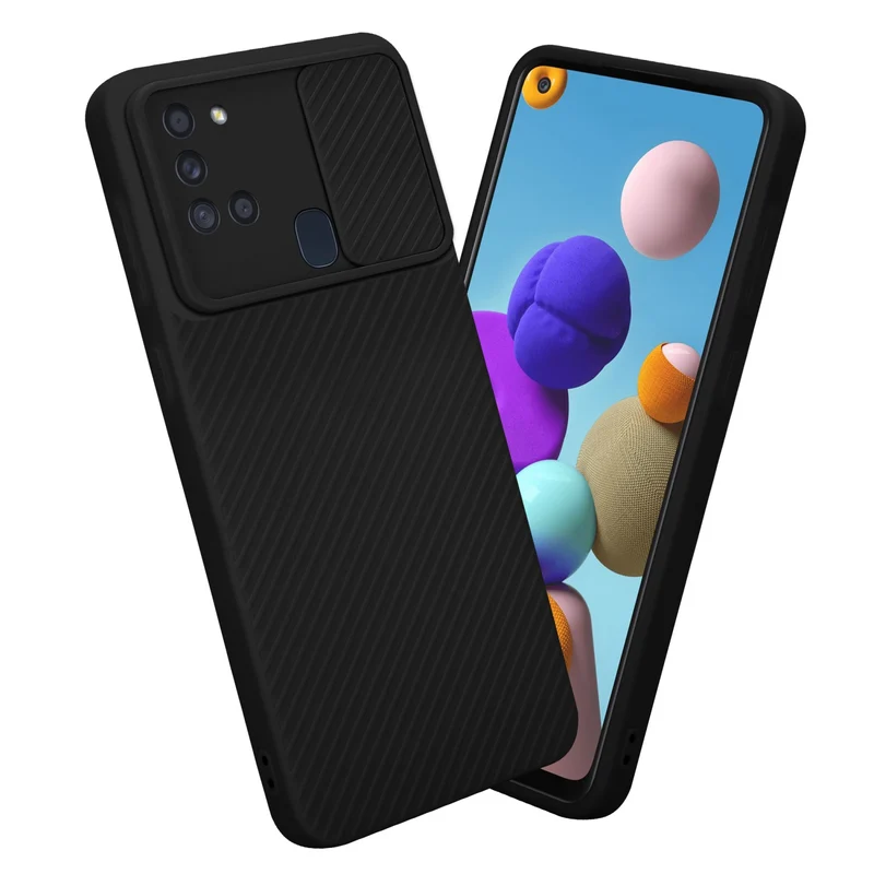 Cadorabo Hülle kompatibel mit Samsung Galaxy A21s TPU Silikon Case Cover