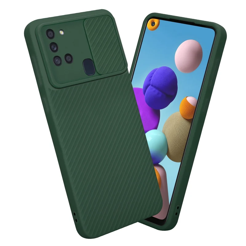 Cadorabo Hülle kompatibel mit Samsung Galaxy A21s TPU Silikon Case Cover