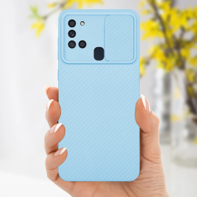 Cadorabo Hülle kompatibel mit Samsung Galaxy A21s TPU Silikon Case Cover