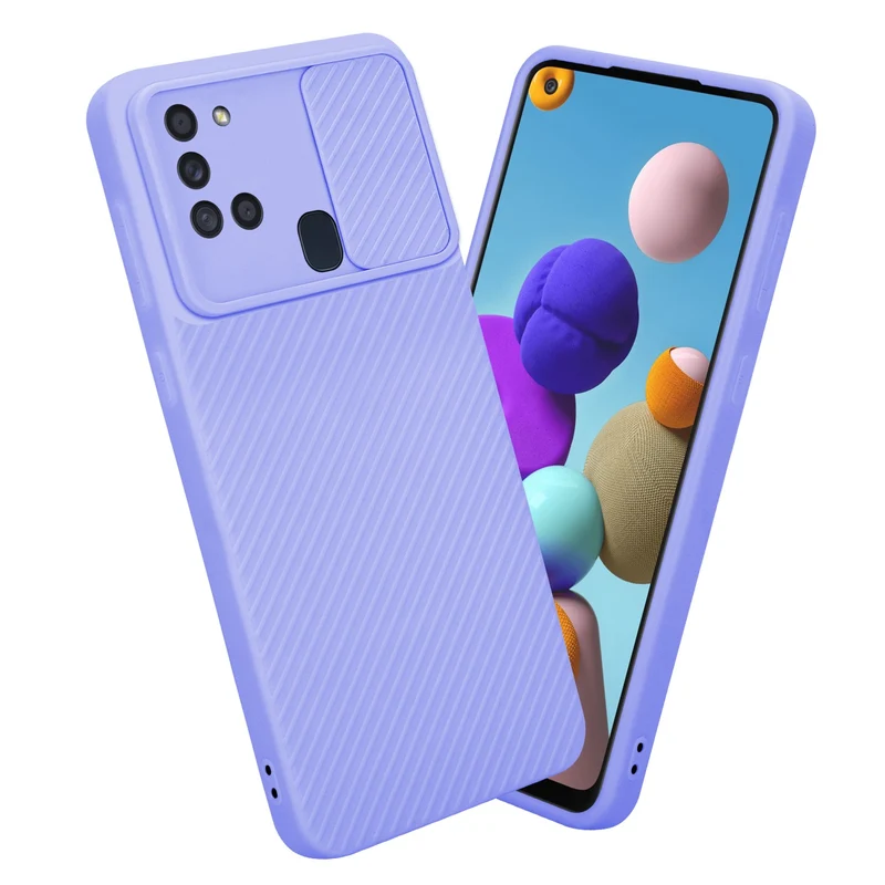 Cadorabo Hülle kompatibel mit Samsung Galaxy A21s TPU Silikon Case Cover