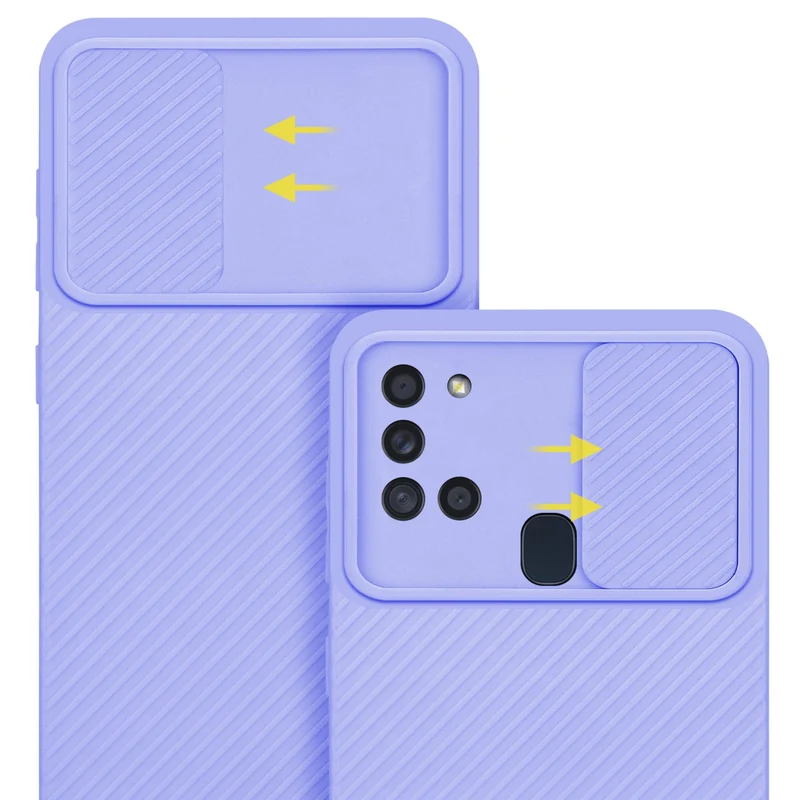 Cadorabo Hülle kompatibel mit Samsung Galaxy A21s TPU Silikon Case Cover