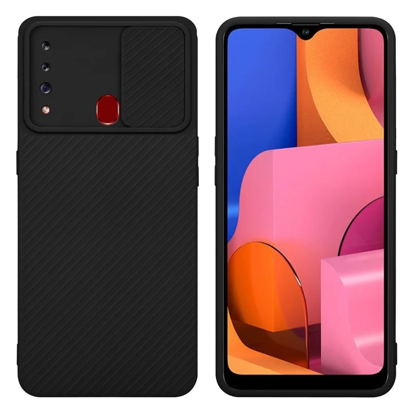 Cadorabo Hülle kompatibel mit Samsung Galaxy A20s TPU Silikon Case Cover