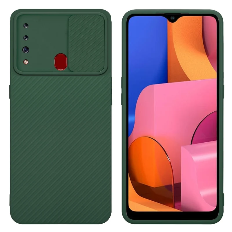 Cadorabo Hülle kompatibel mit Samsung Galaxy A20s TPU Silikon Case Cover
