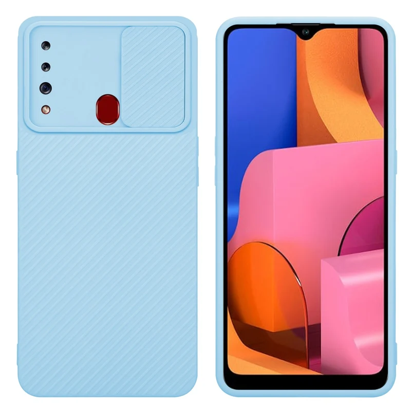 Cadorabo Hülle kompatibel mit Samsung Galaxy A20s TPU Silikon Case Cover
