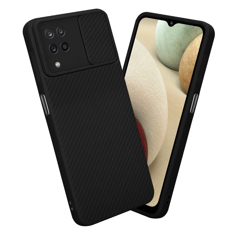 Cadorabo Hülle kompatibel mit Samsung Galaxy A12 / M12 TPU Silikon Case Cover