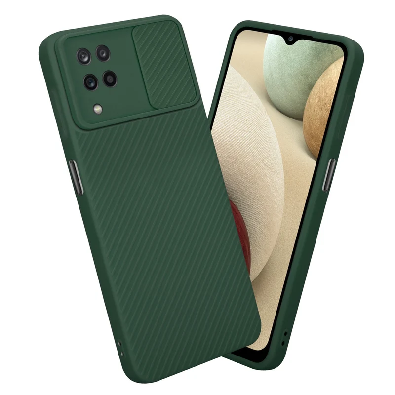 Cadorabo Hülle kompatibel mit Samsung Galaxy A12 / M12 TPU Silikon Case Cover
