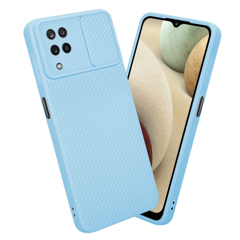 Cadorabo Hülle kompatibel mit Samsung Galaxy A12 / M12 TPU Silikon Case Cover