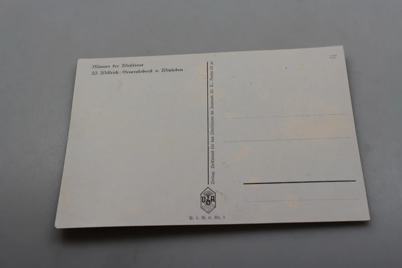 Postkarte Willrich „Manner der Westfront“