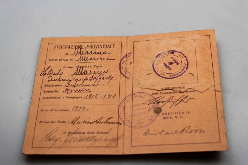 ANC-Mitgliedskarte 1934