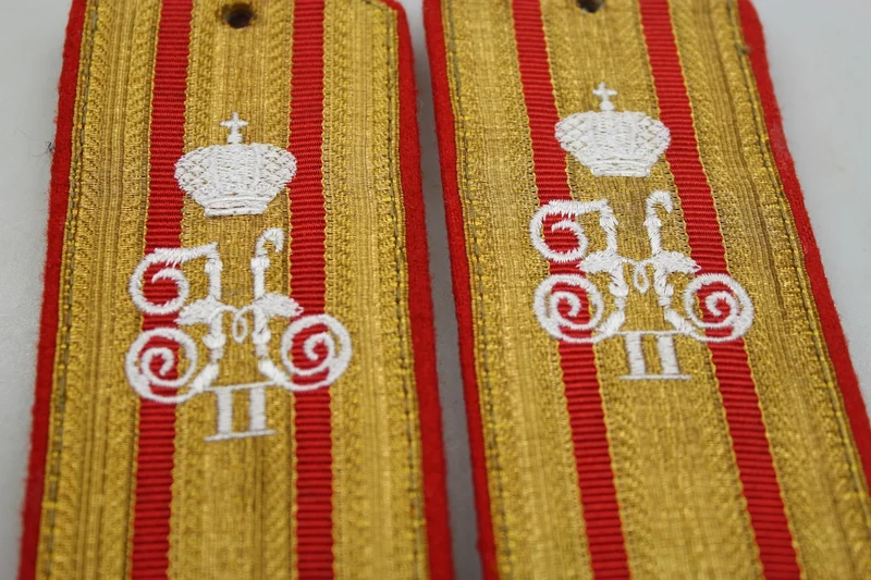 Repro russischer kaiserlicher Schulterpolster