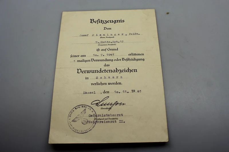 Zertifiziert für Wunden dritter Klasse