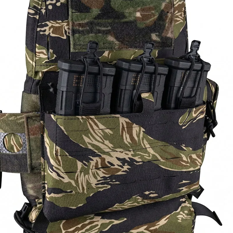 FCPC V5 Plate Carrier Full Set Replika – Modularer Tactical Plattenträger inkl. Trauma Roll & GP Pouches | Tiger Stripe Camo