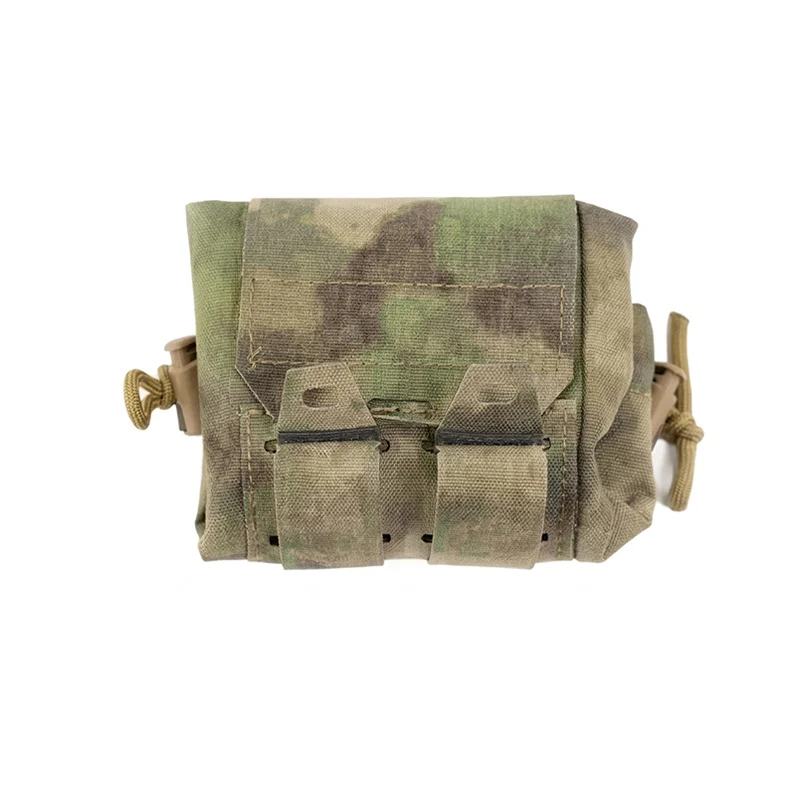 A-TACS FG Dump Pouch MOLLE – faltbare Mag Drop Tasche 500D Nylon | Tactical Reload Pouch