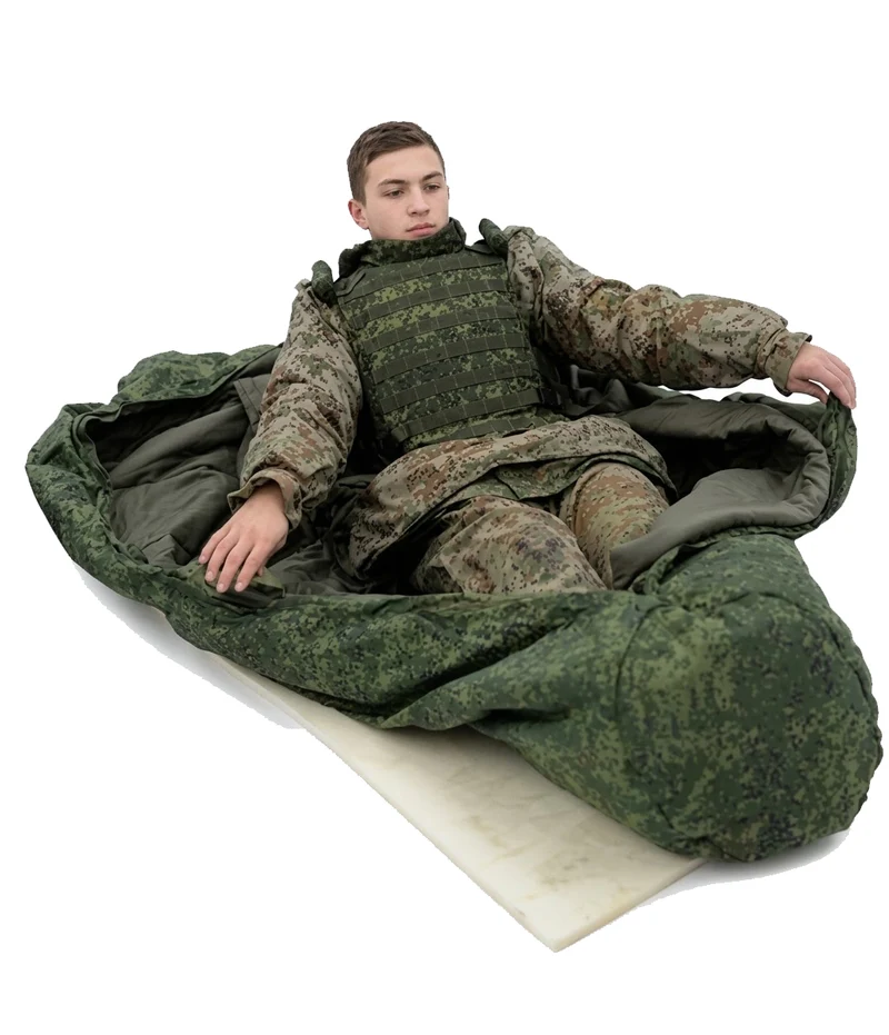Original Russischer M21 Winter-Schlafsack EMR Digital Flora – Ratnik Feldschlafsack bis −30 °C | Rusfor MilSim Reenactment