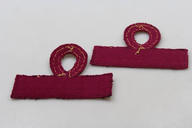 Paar M.34 Dienstgrade vom Lieutenant of Health REI WW 2