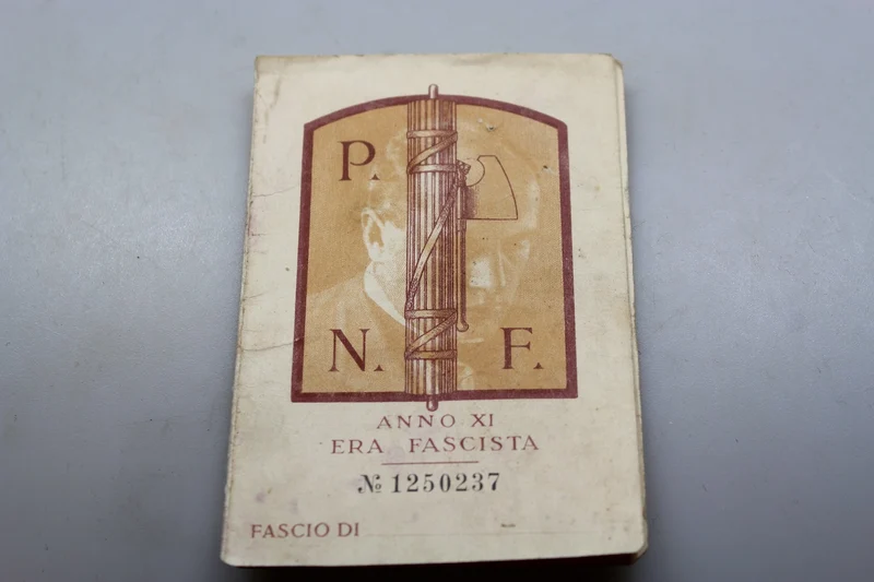 PNF-Mitgliedskarte - XI° EF