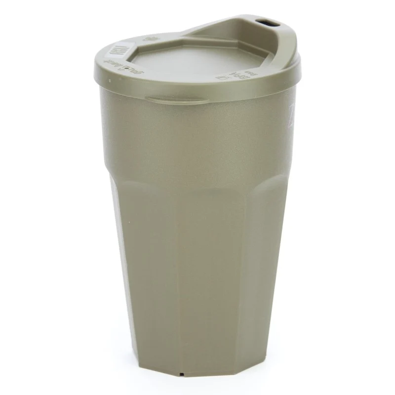 ZentauroN Mehrweg Kaffee-Becher Grau-Braun 300ml TOGO
