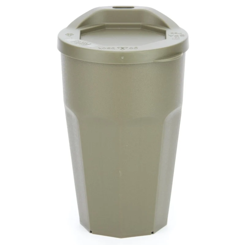 ZentauroN Mehrweg Kaffee-Becher Grau-Braun 300ml TOGO