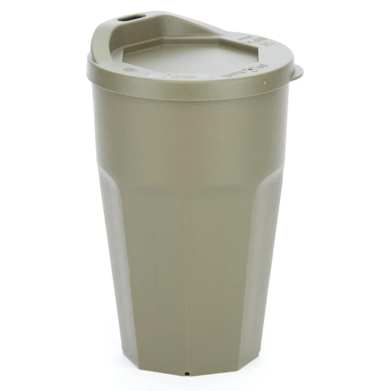 ZentauroN Mehrweg Kaffee-Becher Grau-Braun 300ml TOGO