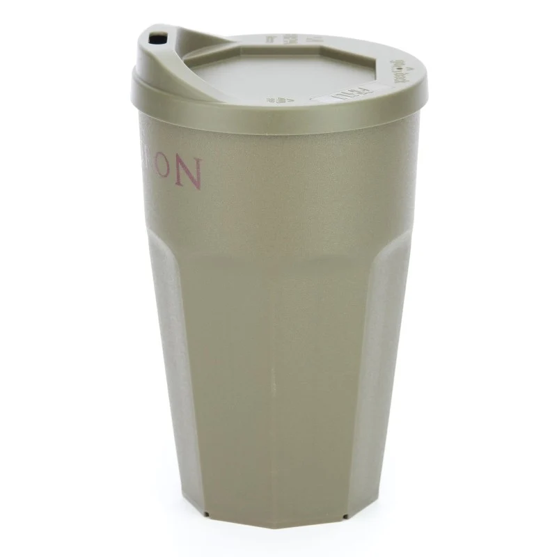 ZentauroN Mehrweg Kaffee-Becher Grau-Braun 300ml TOGO