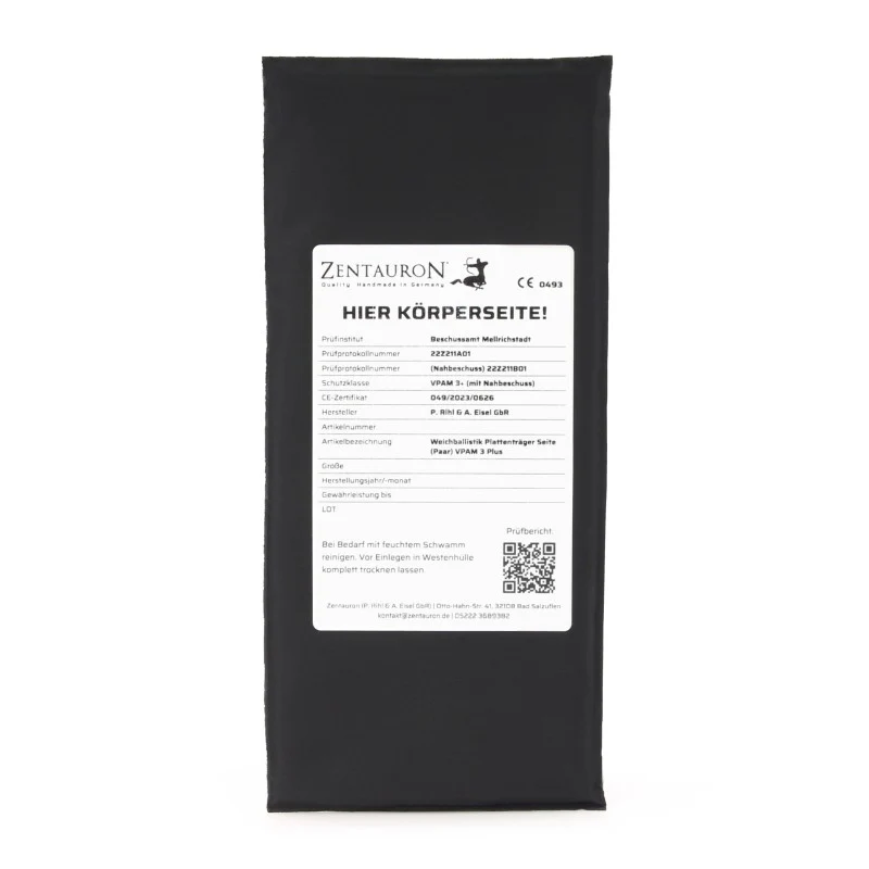 Weichballistik Plattenträger Seite (Paar) VPAM 3 Plus