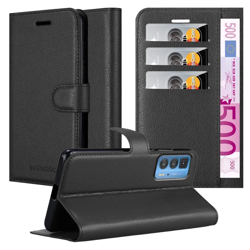 Cadorabo Hülle kompatibel mit Motorola EDGE 20 PRO / EDGE S PRO Schutzhülle mit Magnetverschluss, Standfunktion und Kartenfach