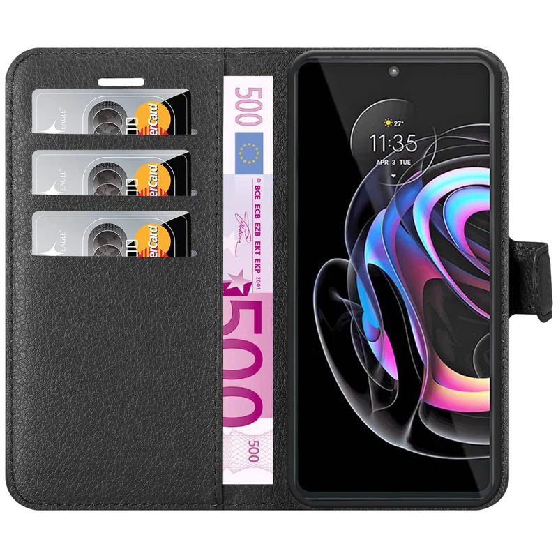 Cadorabo Hülle kompatibel mit Motorola EDGE 20 PRO / EDGE S PRO Schutzhülle mit Magnetverschluss, Standfunktion und Kartenfach