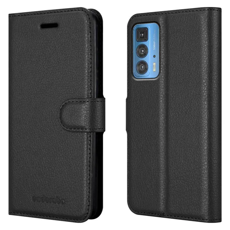 Cadorabo Hülle kompatibel mit Motorola EDGE 20 PRO / EDGE S PRO Schutzhülle mit Magnetverschluss, Standfunktion und Kartenfach