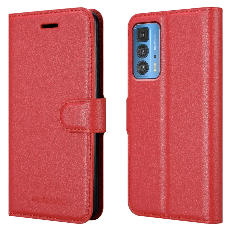 Cadorabo Hülle kompatibel mit Motorola EDGE 20 PRO / EDGE S PRO Schutzhülle mit Magnetverschluss, Standfunktion und Kartenfach
