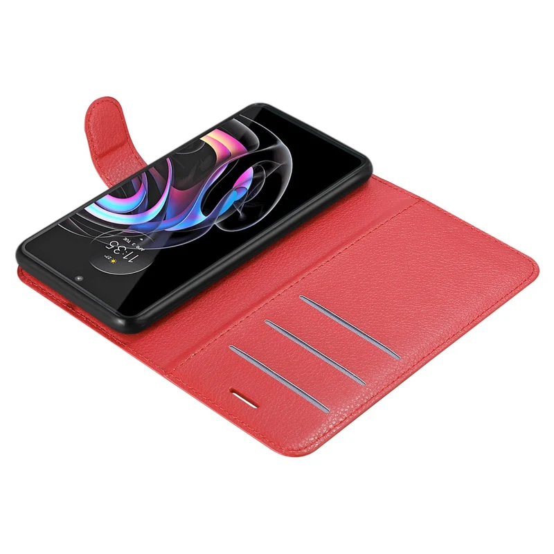 Cadorabo Hülle kompatibel mit Motorola EDGE 20 PRO / EDGE S PRO Schutzhülle mit Magnetverschluss, Standfunktion und Kartenfach