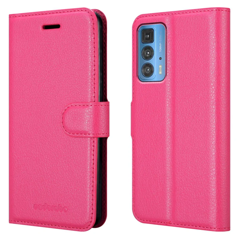 Cadorabo Hülle kompatibel mit Motorola EDGE 20 PRO / EDGE S PRO Schutzhülle mit Magnetverschluss, Standfunktion und Kartenfach